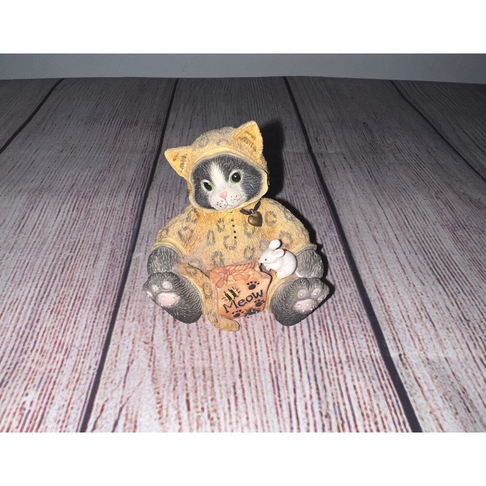 VTG Calico Kittens "You Can Always Spot a Friend" Cat Figurine 1997